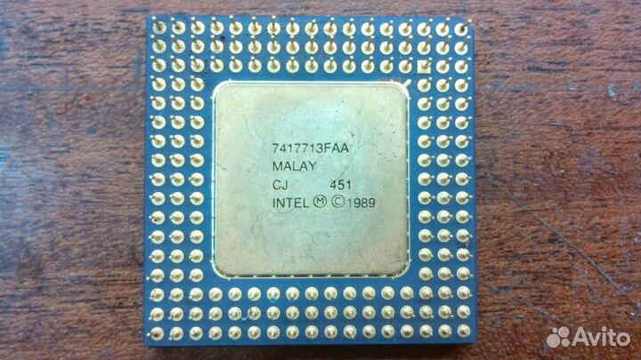Винтажный intel i486 DX