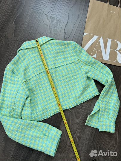 Твидовый жакет Zara оригинал М