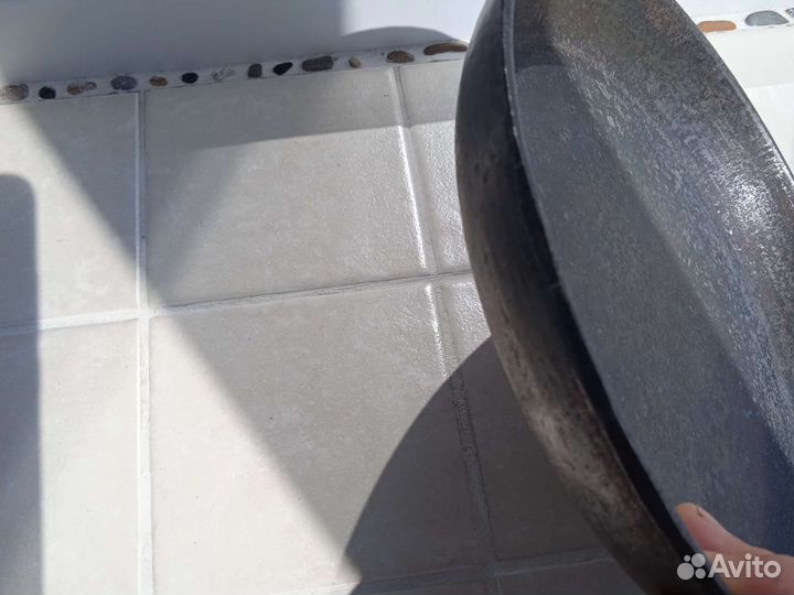 Чугунная сковорода блинница 19см СССР советская