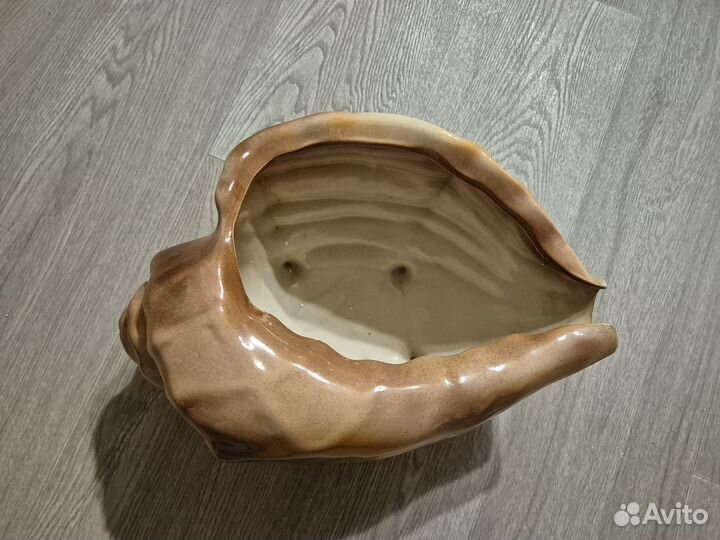 Кашпо в виде морской раковины СССР 1980-1990 г