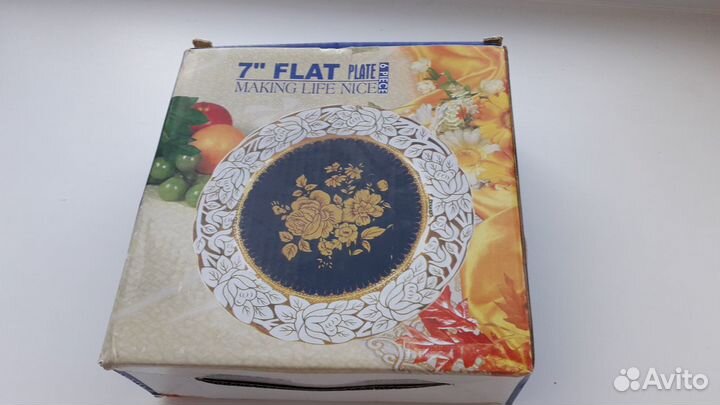 Тарелки с казахским орнаментом d-17см