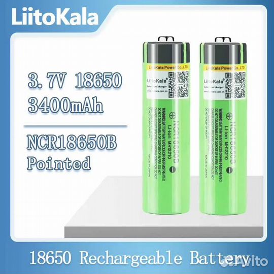 Аккумуляторы LiitoKala 18650, AA, AAA, Крона 9V