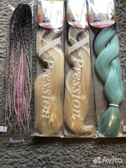 Афрокосы и канекалон