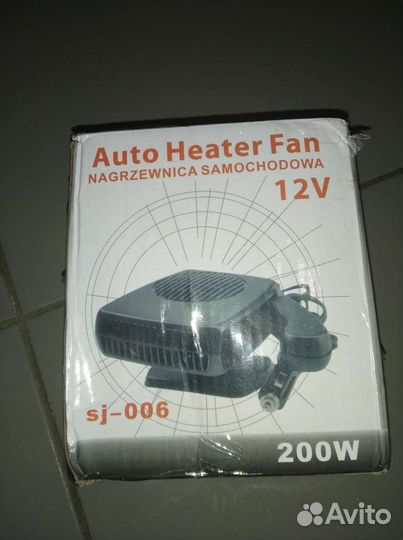 Печка12V для авто электро новая