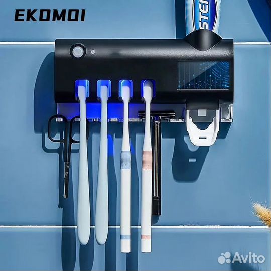 Стерилизатор для зубных щеток,дозатор зубной пасты