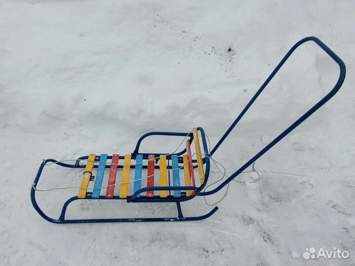 Детские зимние санки