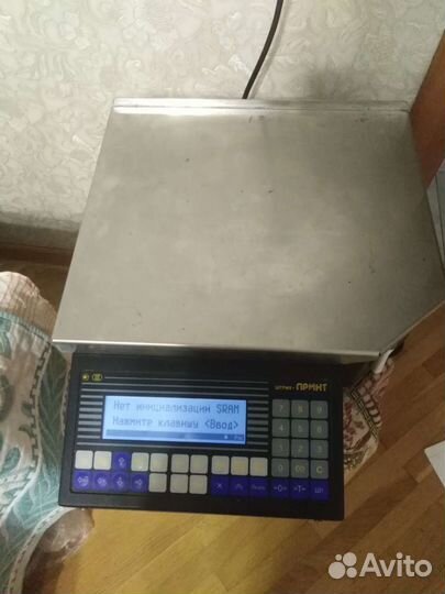 Весы штрих принт