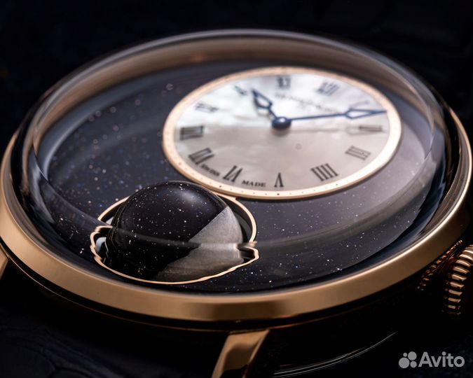 Arnold & SON luna magna gold MOP 44MM 1lmar.A04A.C