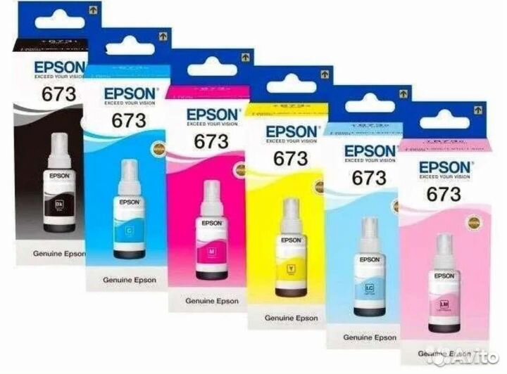 Оригинальные чернила для Epson