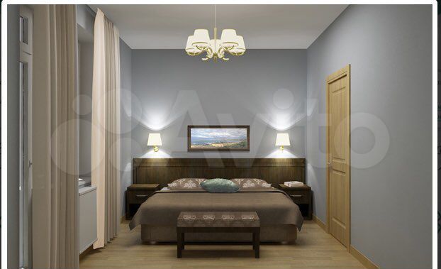 2-к. апартаменты, 59,5 м², 4/4 эт.