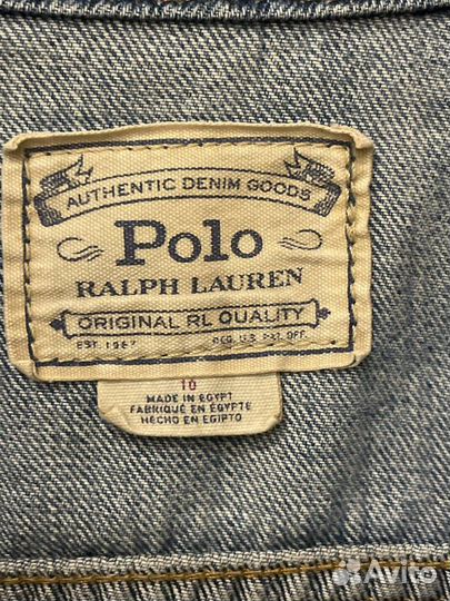 Джинсовая куртка Polo Ralph Lauren 8-10 лет 140