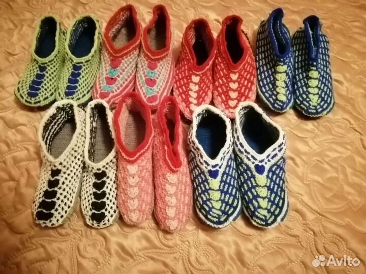 Следки вязаные