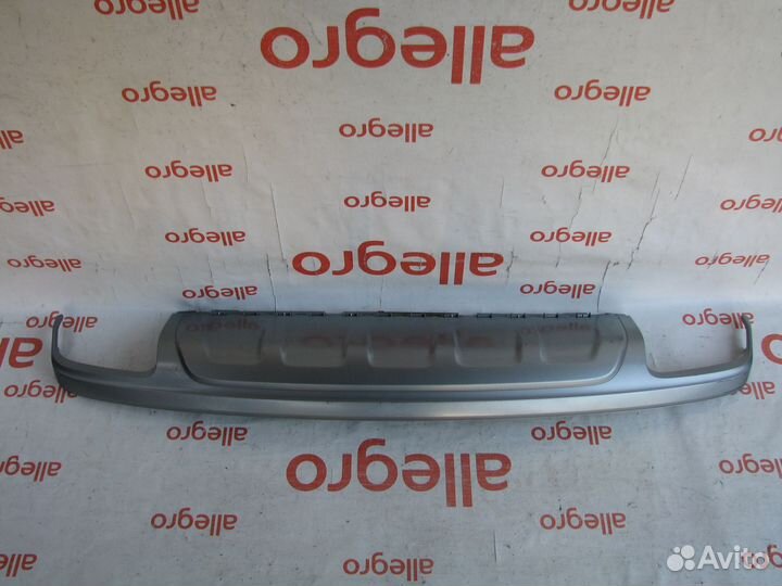 Audi Q7 юбка спойлер заднего бампера 2015+