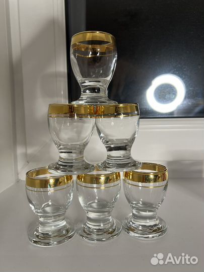 Рюмки стопки хрустальные