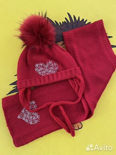 Комплект шапка, шарф Catya DG Италия