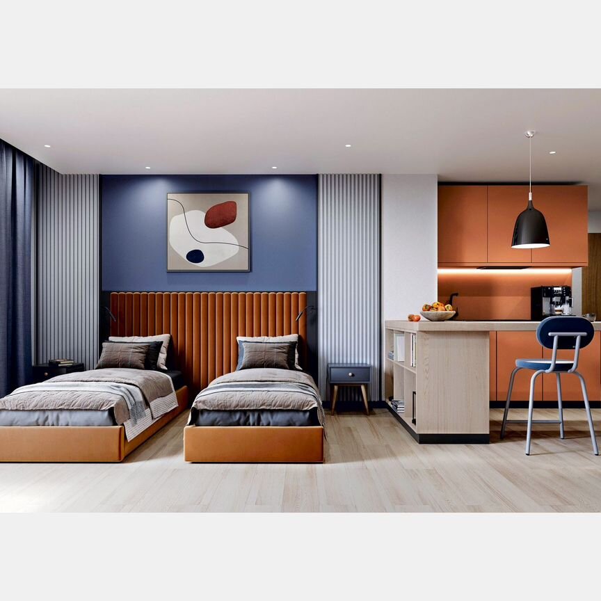 Апартаменты-студия, 50,9 м², 8/14 эт.
