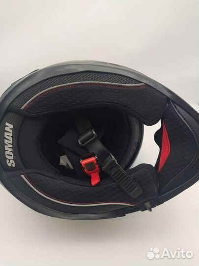 Шлем для мотоцикла серый