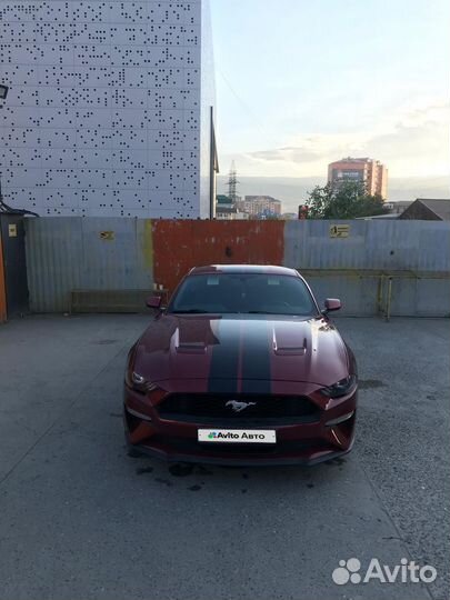 Ford Mustang 2.3 AT, 2018, битый, 76 500 км