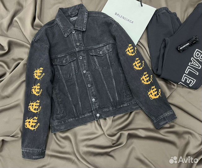 Джинсовая куртка balenciaga unisex