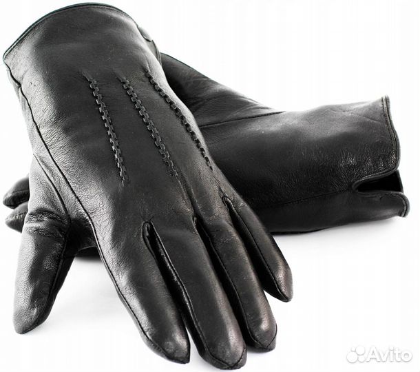 Перчатки мужские кожаные