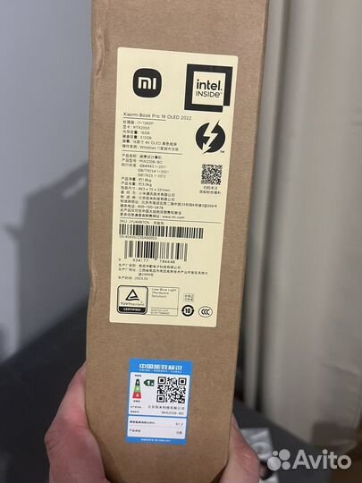 Ноутбук Xiaomi mi note book pro 16 i7 Oled