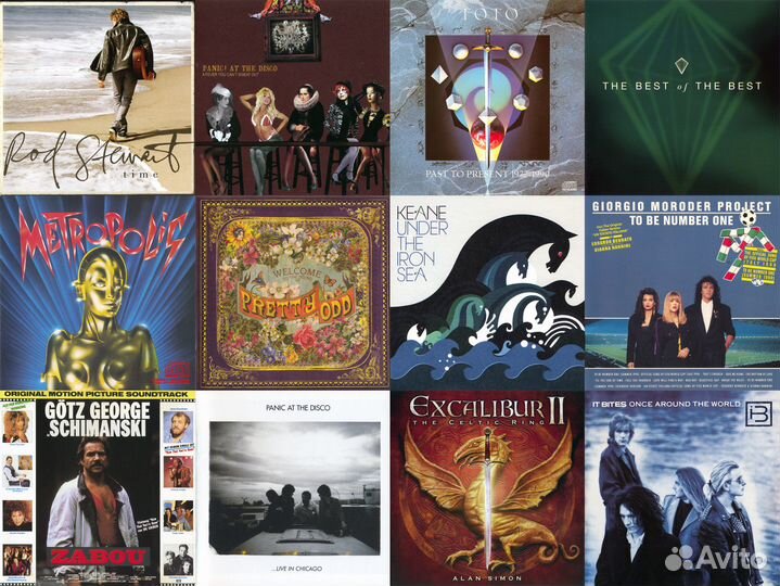 Коллекция фирменных музыкальных CD и DVD