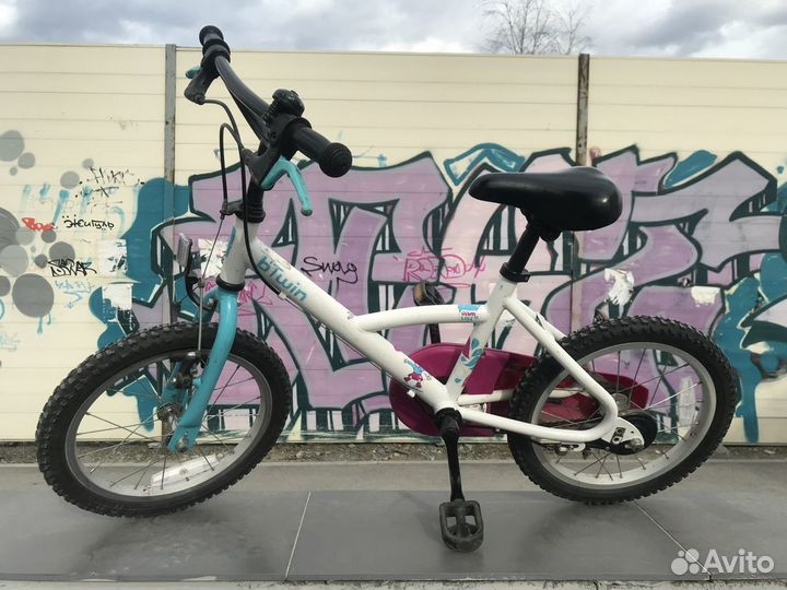Детский велосипед btwin 16 для девочки