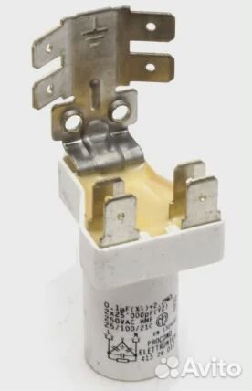 Сетевой фильтр 0,1F (X1) + 2,2MOm, 2 x 25, 000pF