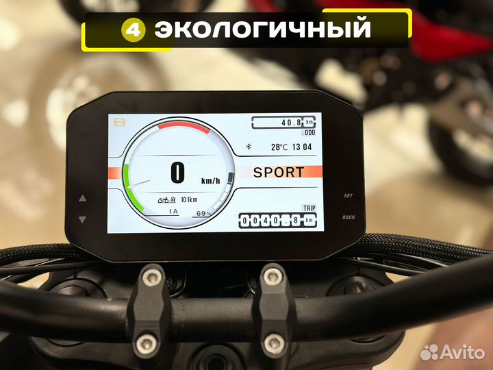 Мотоцикл электрический Alrendo TS Bravo