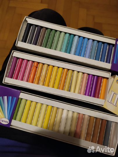 Пастель сухая 4 набора