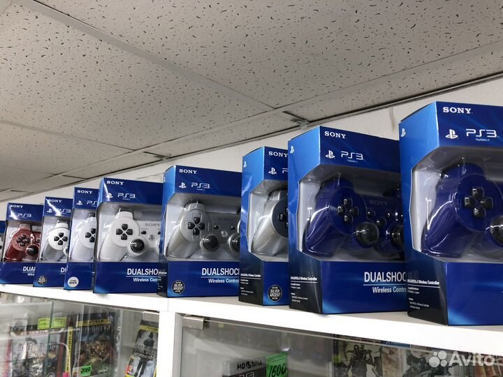 Геймпады новые для консоли PS3 и PS4