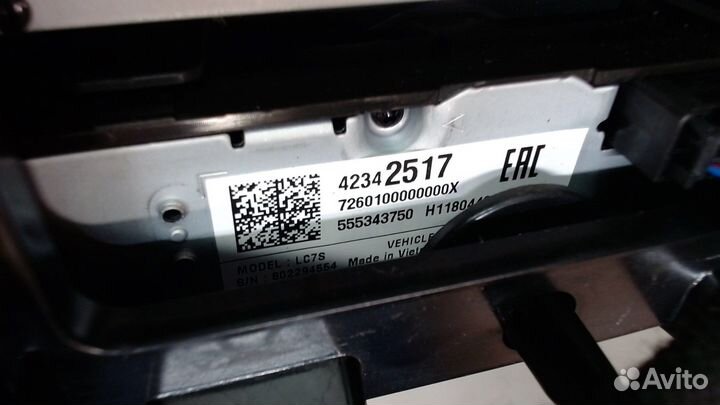 Дисплей мультимедиа Chevrolet Equinox 2017, 2018