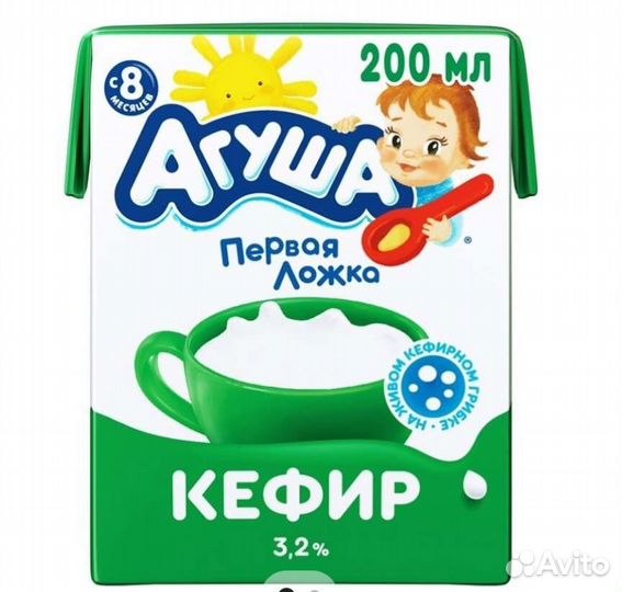 Кефир агуша