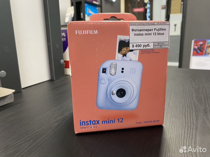 Фотоаппарат Fujifilm instax mini 12 blue