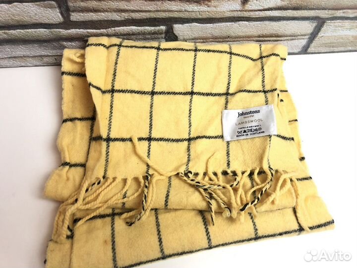 Johnstons Of Elgin Шотландский Шерстяной Шарф