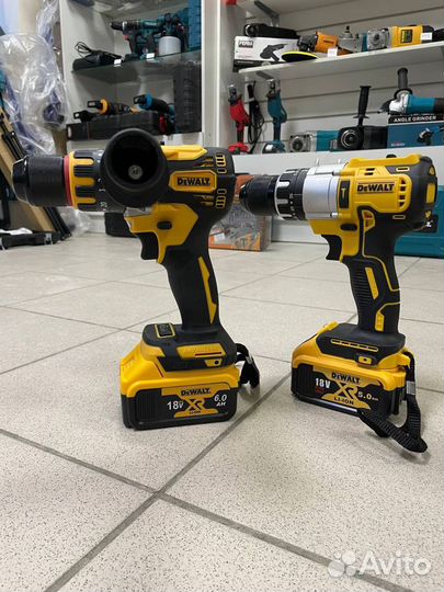 Шуруповерт для ледобура Dewalt + Шнек + Адаптер