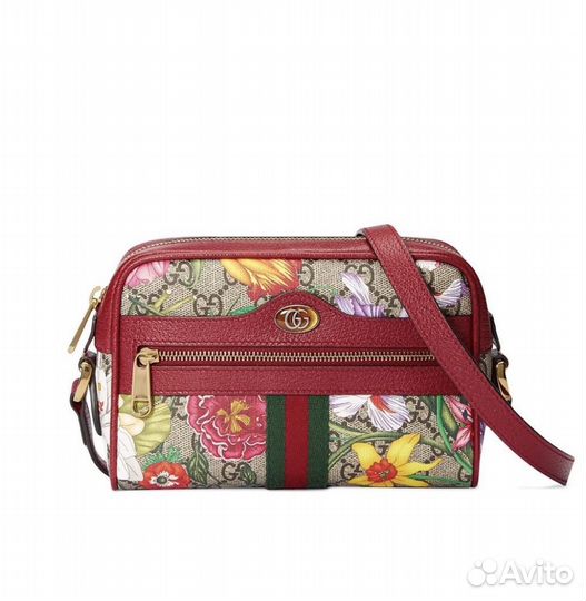 Сумка Gucci Ophidia красная Гуччи Офидия оригинал