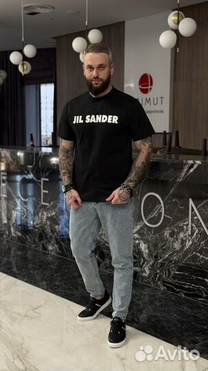 Jil sander футболка