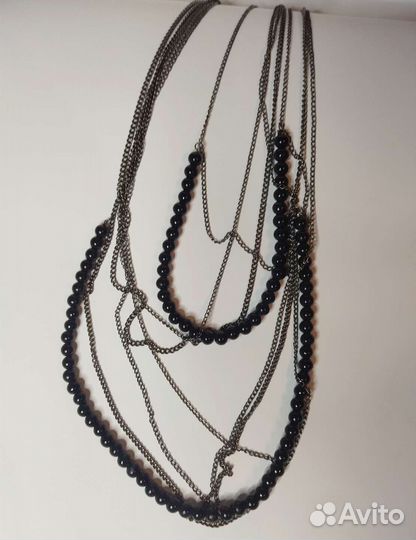 Бусы-колье в стиле Шанель