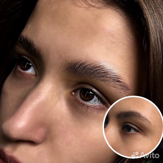 Оформление бровей и ламинирование ресниц