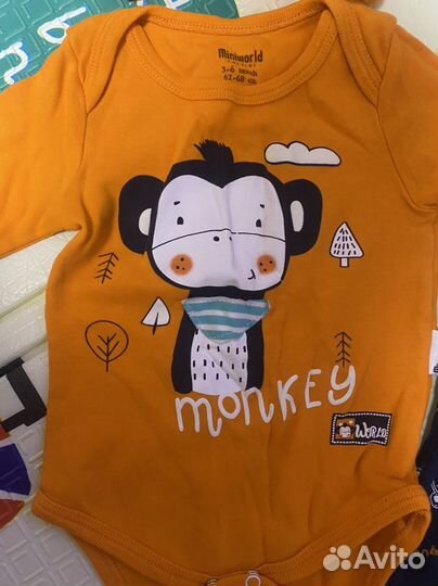 Костюм для малыша тройка: боди, шапка, штаны