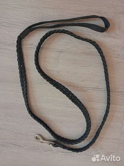 Поводок нат.кожа