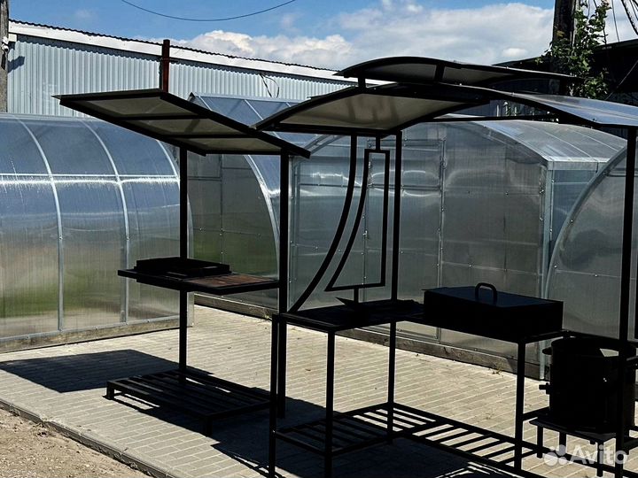 Мангал 170х96х215см