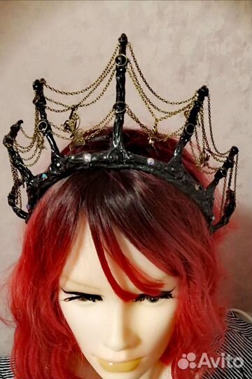 Корона-ободок на Хеллоуин