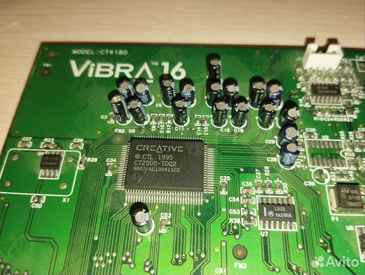 Isa звуковая карта Vibra16 model: CT4180