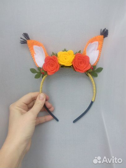 Ободок с ушками