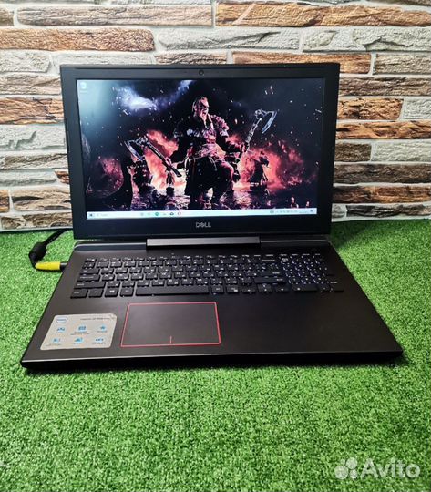 Игровой ноутбук Dell i7 4ядра/1050ti 4Гб/16ozu/ssd