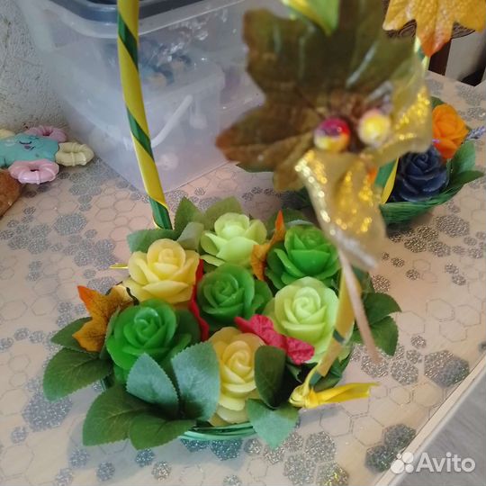 Мыльные букет