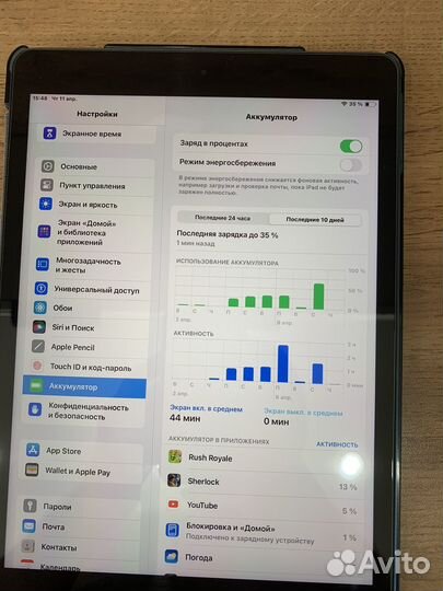 iPad 8 2020 wifi 32gb + зарядное