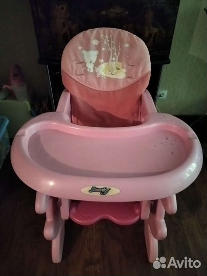 Детский стульчик для кормления б /у